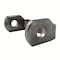 Fleet Engineers Hinge Butt, Swing Door, One-Piece Weld-On, Custom, Notched, Plain Steel, 0.51 Hole Dia, 3.00 In 023-00669 - alternate 4
